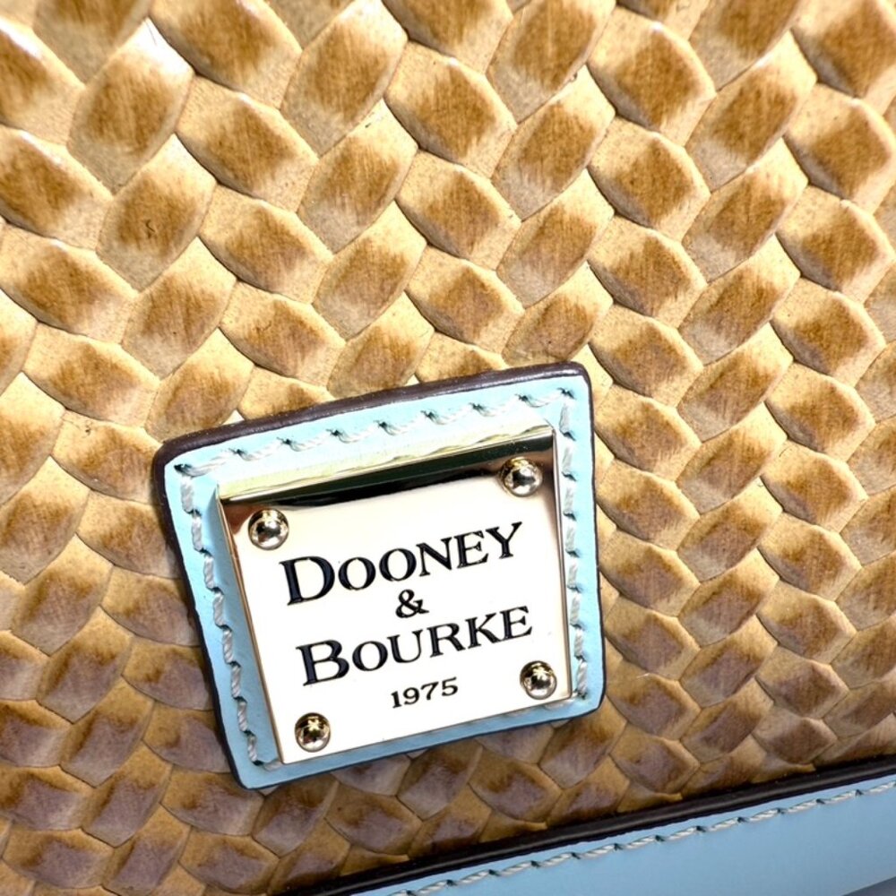 Dooney & Bourke Pale Blue Domed Satchel New Wrapped with Tags - Picture 5 of 12